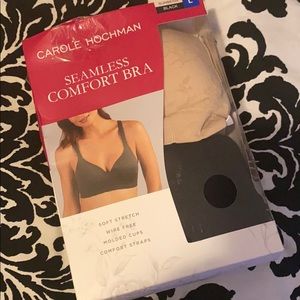 2 pack seamless comfort bra-large